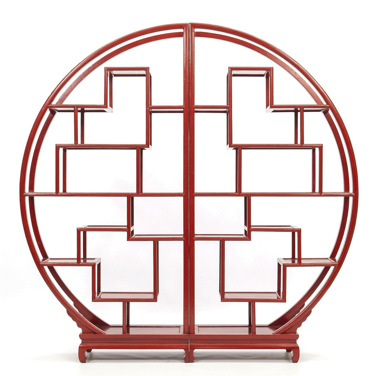 MOONGATE Red Bookcase Room Divider ORCHID Orchid moongate-red-bookcase-room-divider-orchid-orchid
