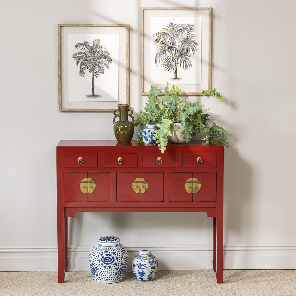 red chinese dresser Chinese Red Lacquer Furniture | Qing Dynasty Cabinets, Sideboards & Consoles