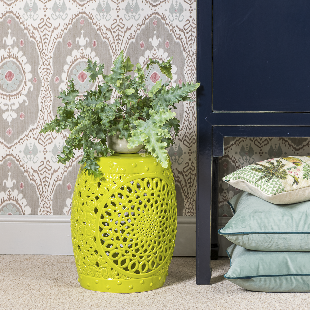 Green garden stool hotsell