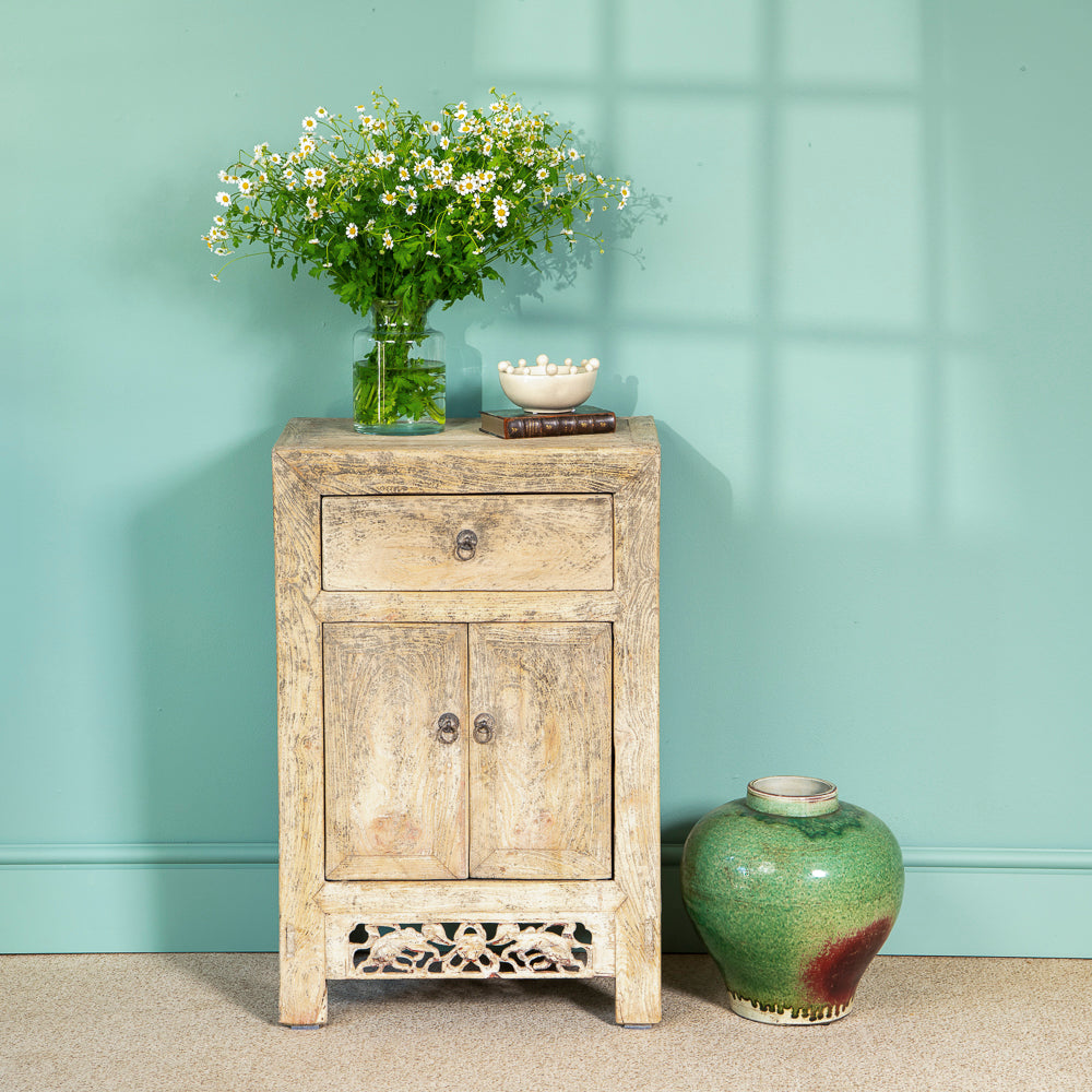 ※時刻表　asian vintage cabinet Oriental Vintage Cabinet c.1930 | Antique Chinese Pine Side