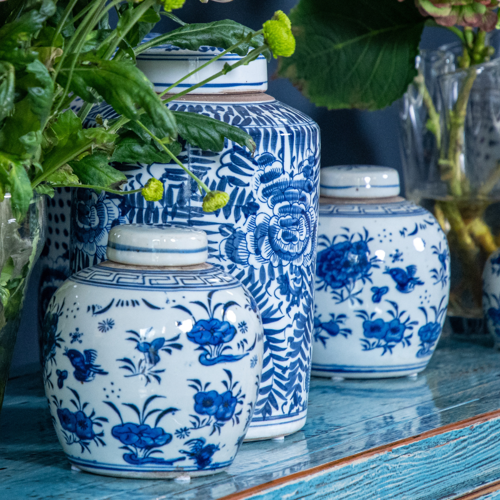 Anlu Rode ANLU Floral Ginger Jar 17 cm | ORCHID | Orchid
