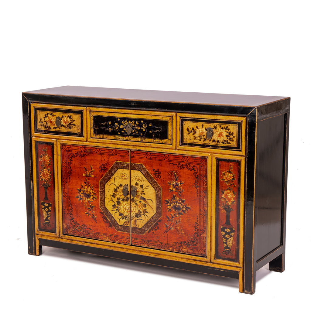 Chinese red sideboard