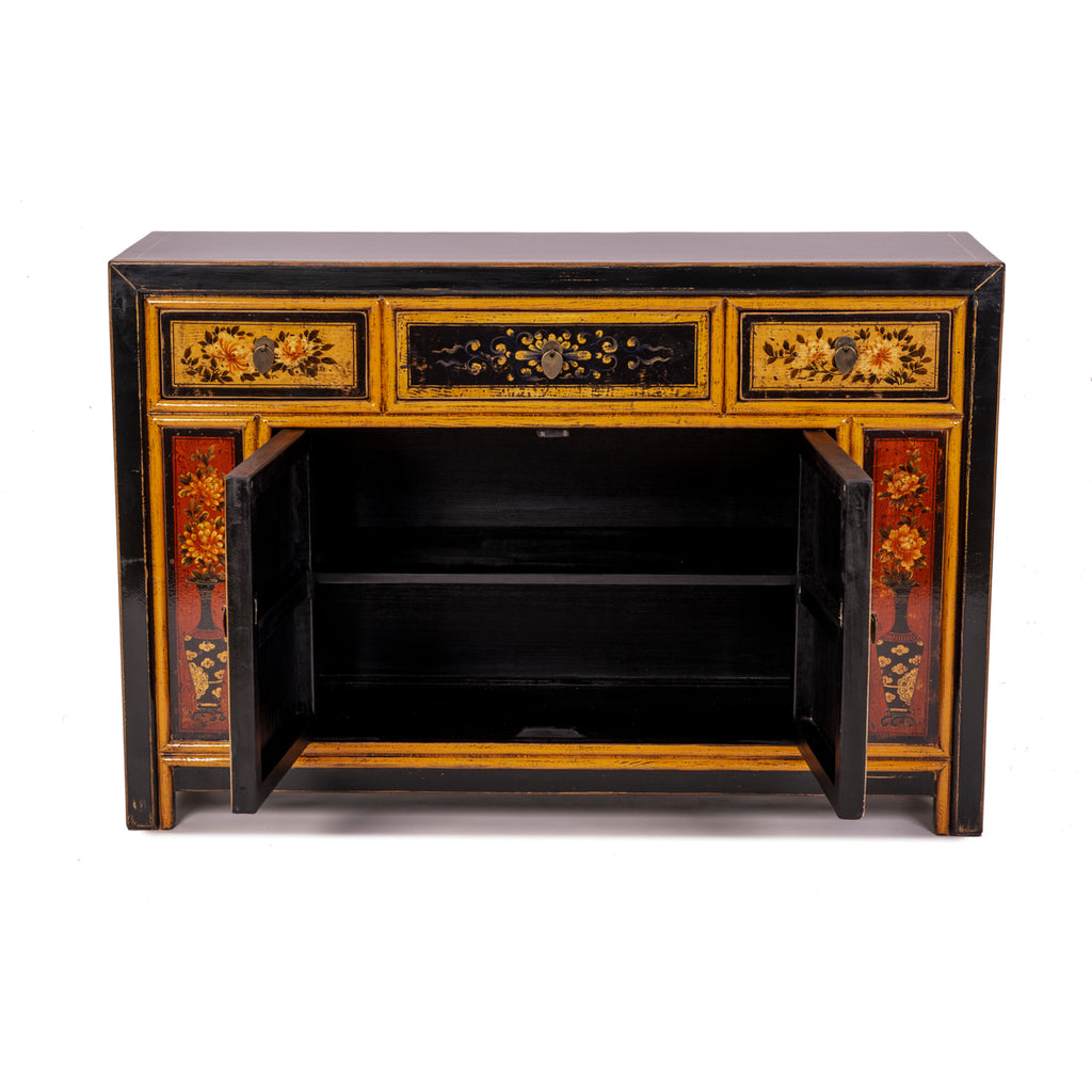 Chinese red sideboard