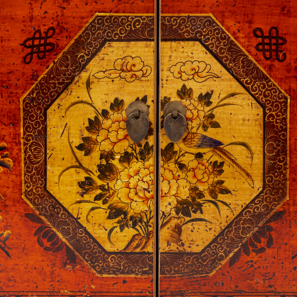 Chinese red sideboard