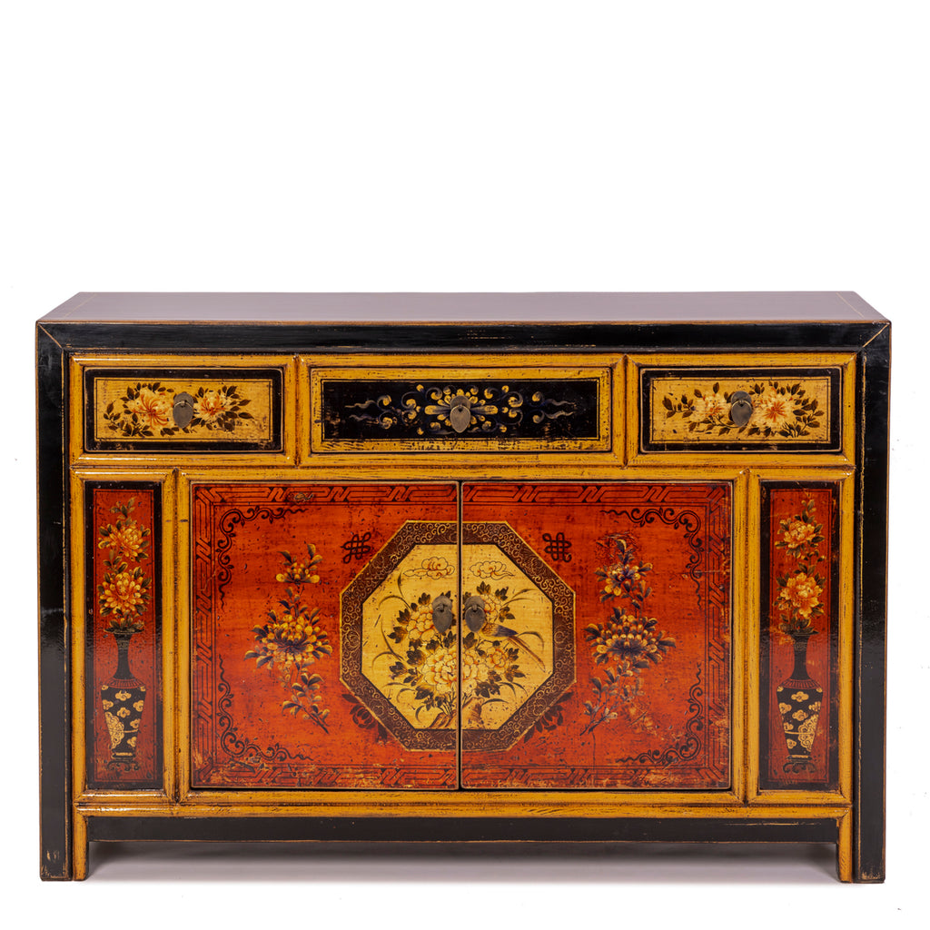 Chinese red sideboard